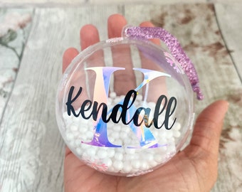 Personalised bauble UK, Personalised Christmas tree ornament, Name bauble, Personalised Xmas bauble, Xmas tree bauble, Xmas tree decorations