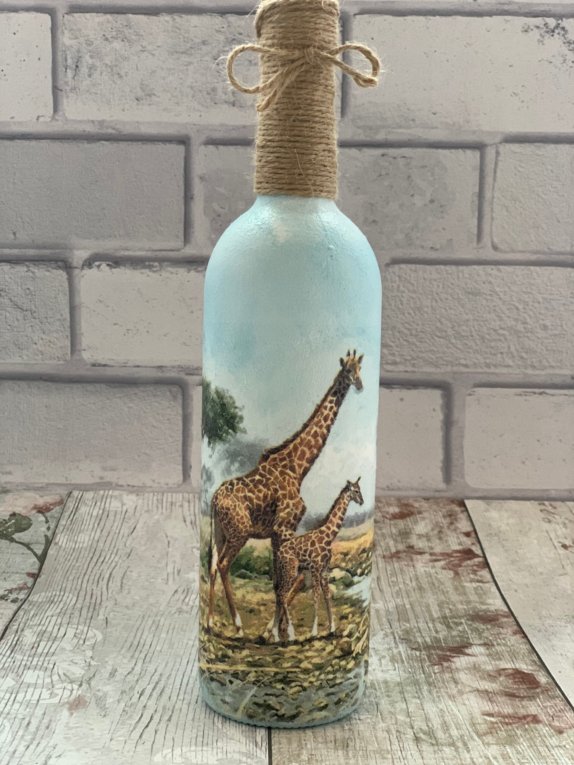 Giraffe bottle light Giraffe gifts for her Light up bottle | Etsy