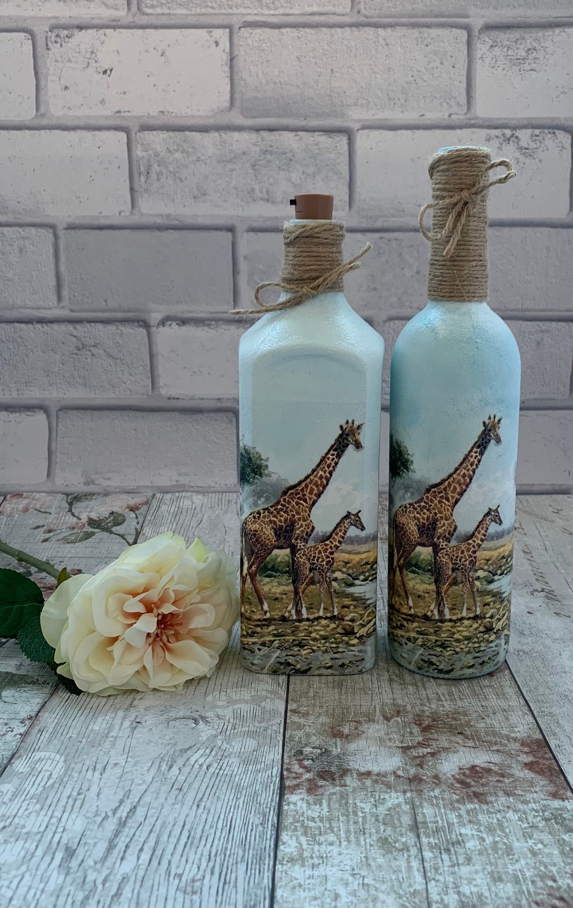 Giraffe Bottle Light Giraffe Gifts for Women Light up - Etsy UK