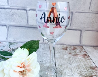 Taça de vinho com nome, Taça de vinho com inicial, Taça de bebida personalizada, Taça de vinho de aniversário, Taça de vinho para ela, Taças de vinho personalizadas, Para ele