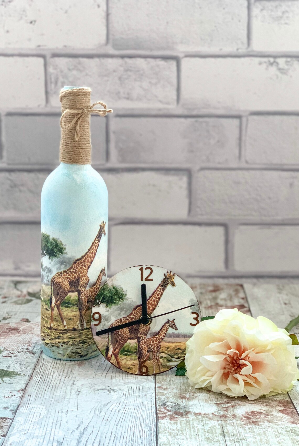 Giraffe bottle light Giraffe gifts for her Light up bottle Etsy