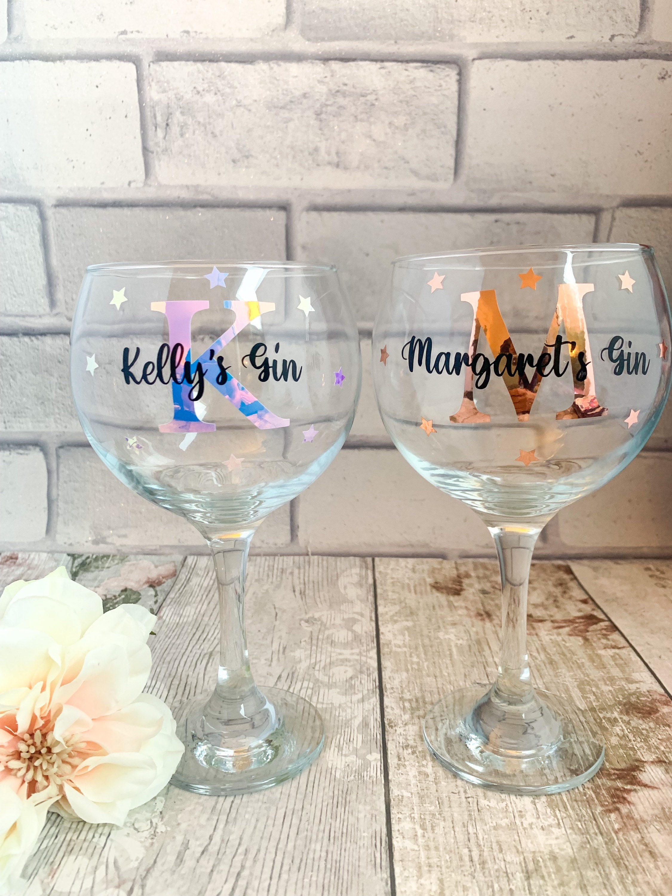 Gin Set Personalisierte Gin Ballon Gläser – Mit Gravur Zum Geburtstag (18., 21., 30. Usw.), Geschenkidee Jahrestag Für Ihn