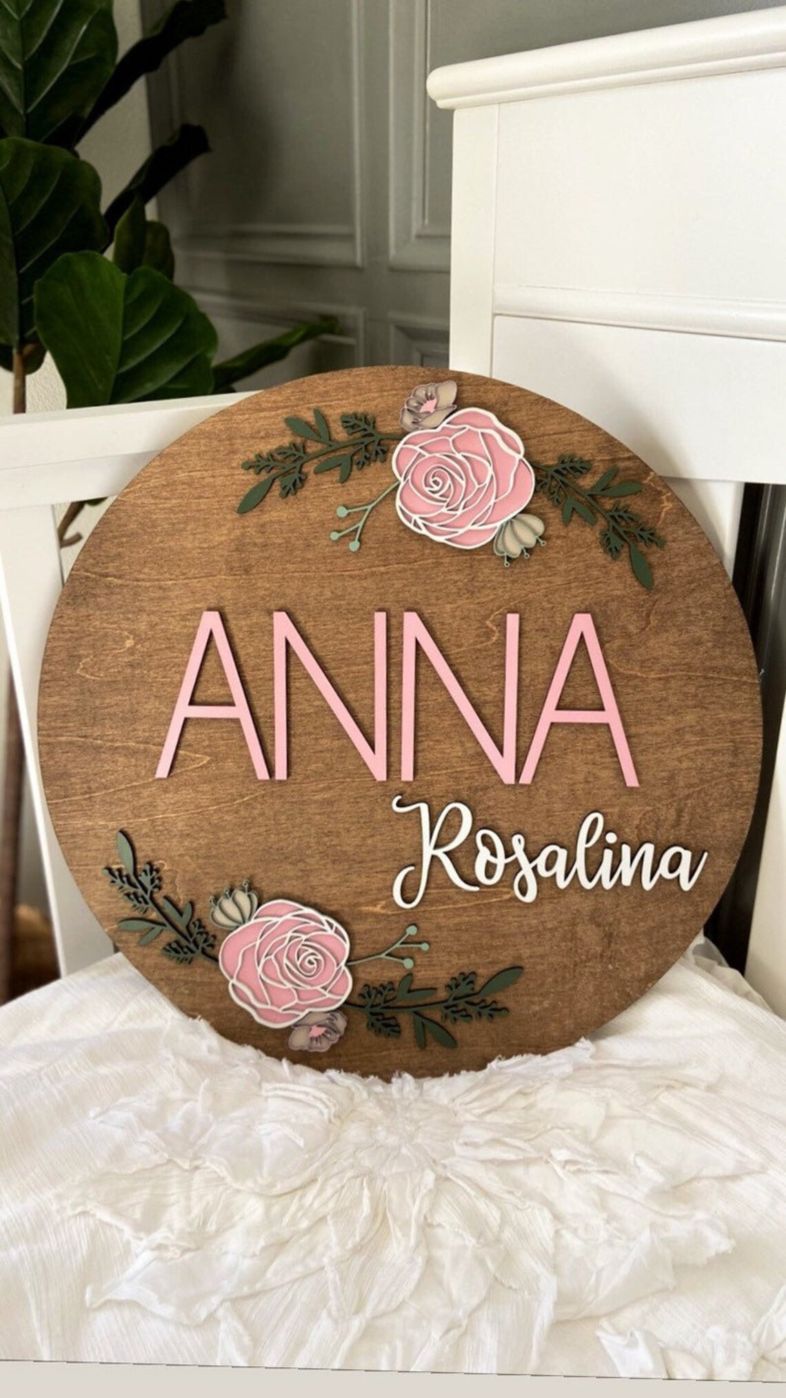 Custom Baby Name Sign Nursery Name Sign Baby Girl Sign Etsy