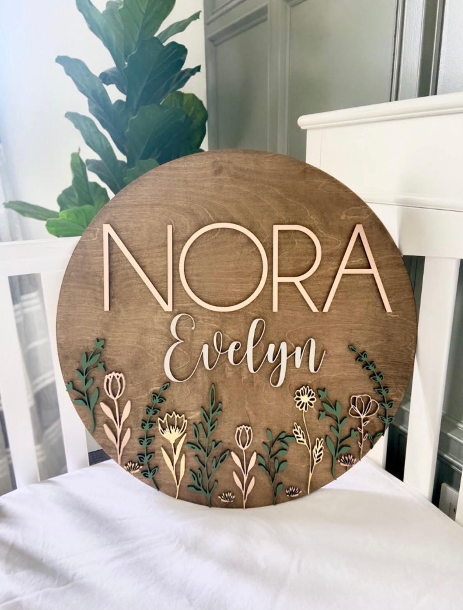 Custom Baby Name Sign Nursery Name Sign Baby Girl Sign Etsy