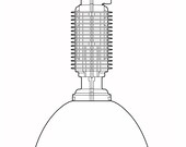 Industrial lamp Zumtobel Copa I IP20
