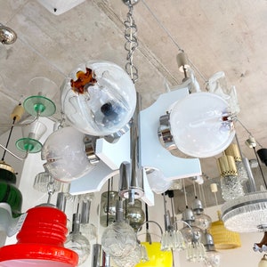 Hanging lamp ceiling light Luster Mazzega 70s