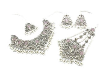 Pakistani Indian Asian Bridal wedding jewelry necklace set