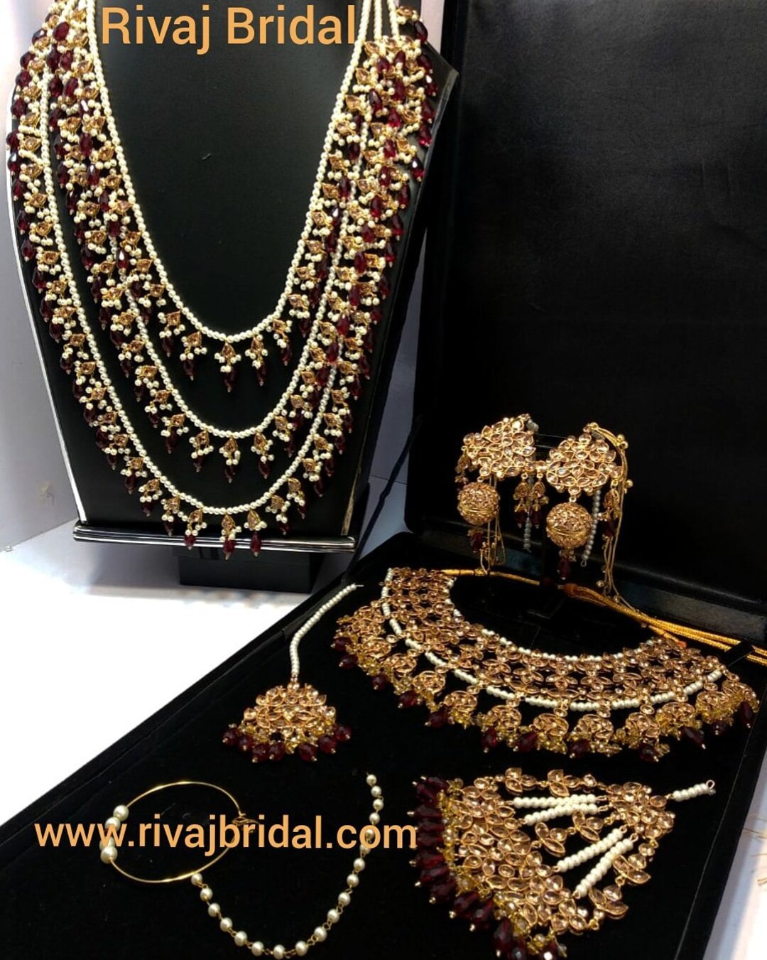 Pakistani Indian Bridal Wedding Jewelry Necklece Set Etsy
