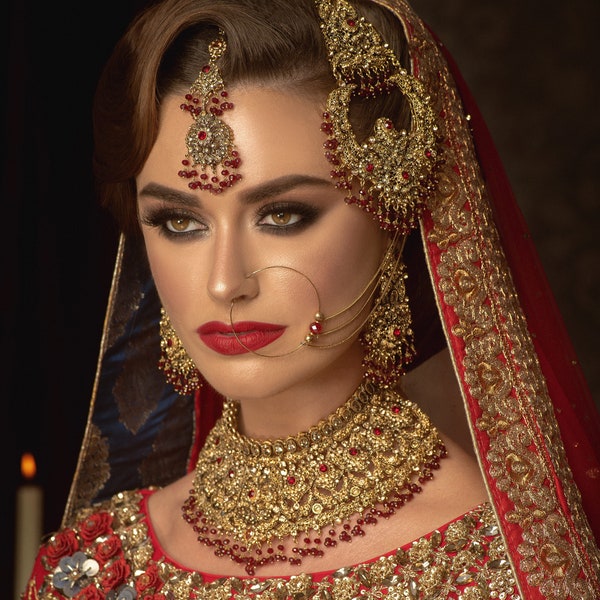 Pakistani Indian asian Bridal wedding Jewellery necklace sets