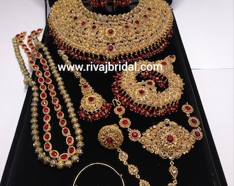 Pakistani Indian Asian Bridal Wedding jewelry set