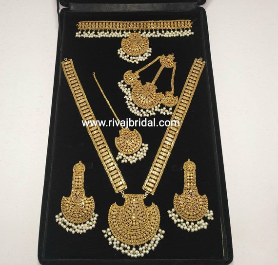 Gold Plated High Quality Pakistani Indian Asian Bridal Wedding