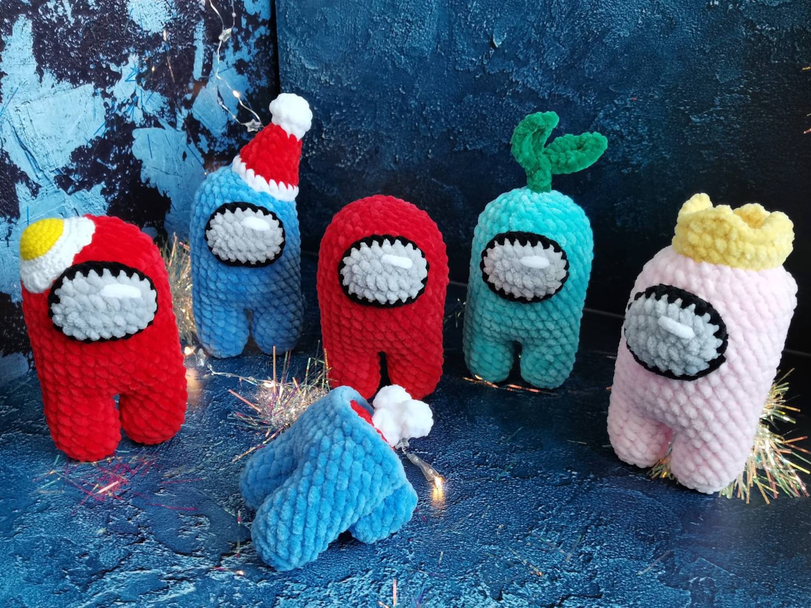 55 14 cm Among us plush crewmate crochet plushie. Custom Etsy