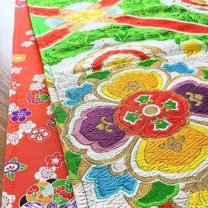 Japanese table runner, Kimono table runner, image 5
