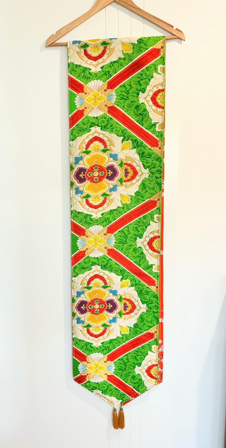 Japanese table runner, Kimono table runner, image 3