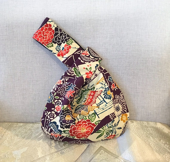Bolso kimono japones bolso reversible kimono bolso kimono de mujer Etsy Espana