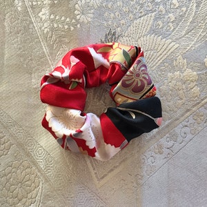 KIMONO Scrunchies, Japanese hair accessory, Kimono for women