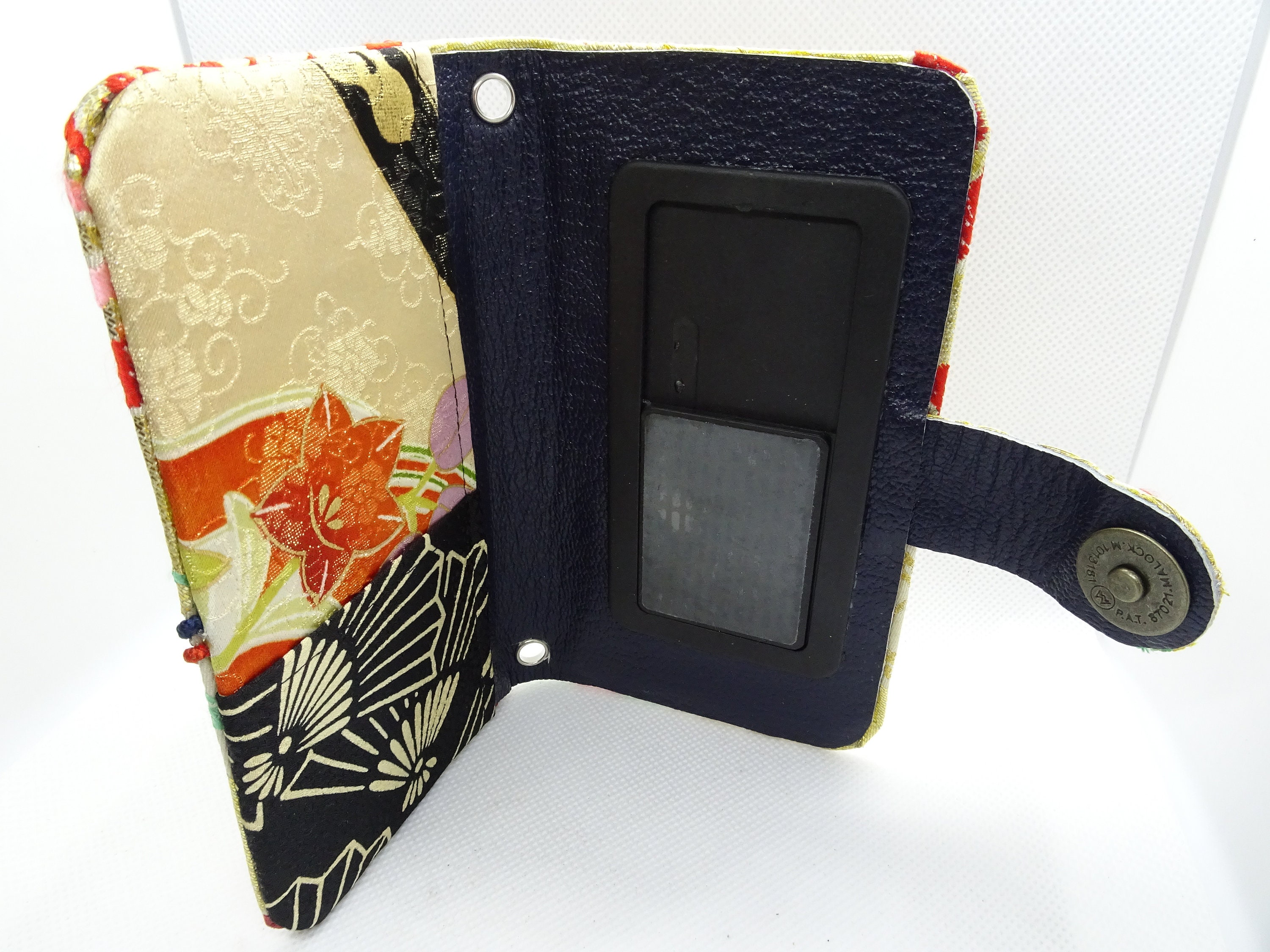 Japanese Phone wallet Universal fit phone case Handcrafted | Etsy