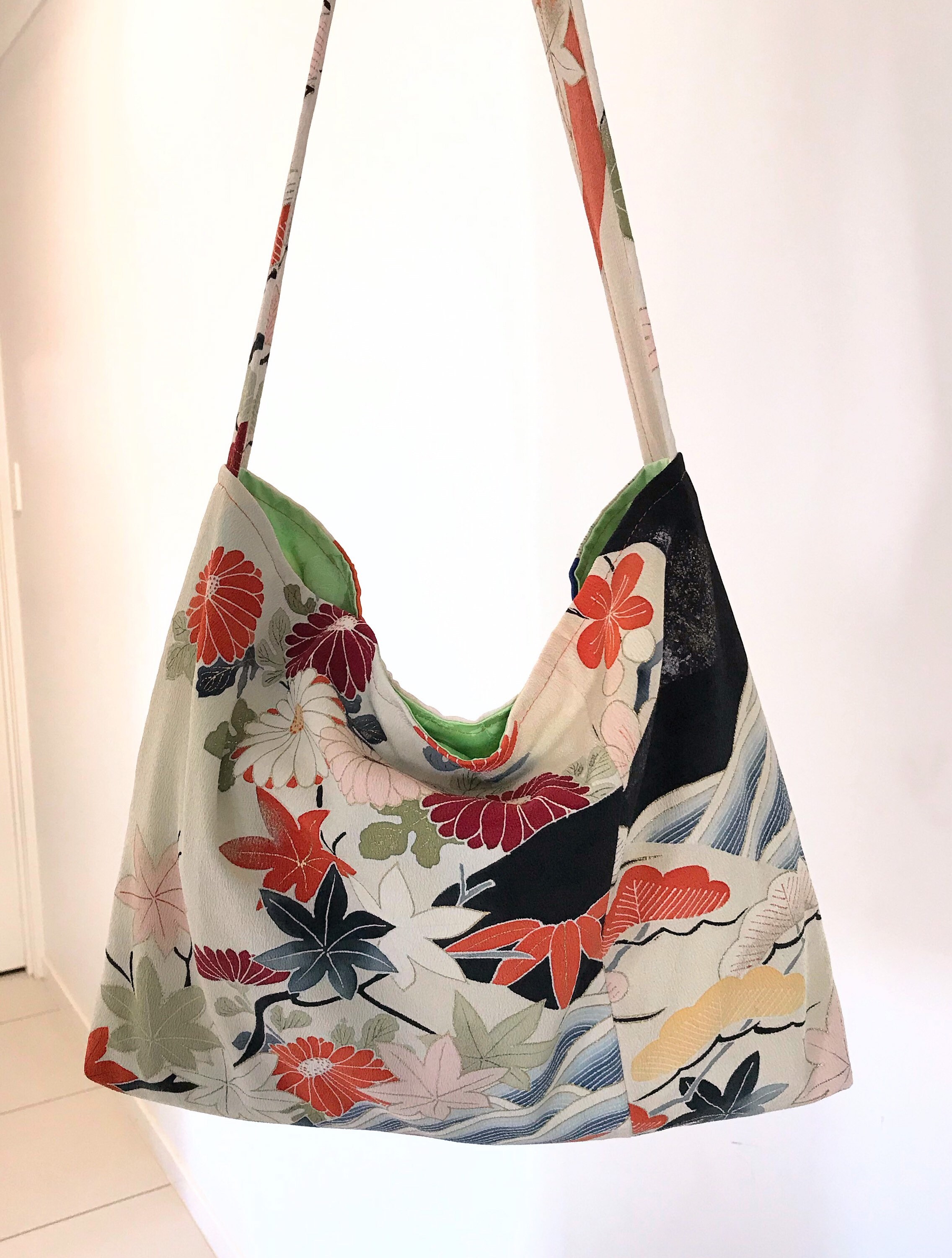 Japanese Handbag Shoulder Bag Japanese Market Bag Etsy
