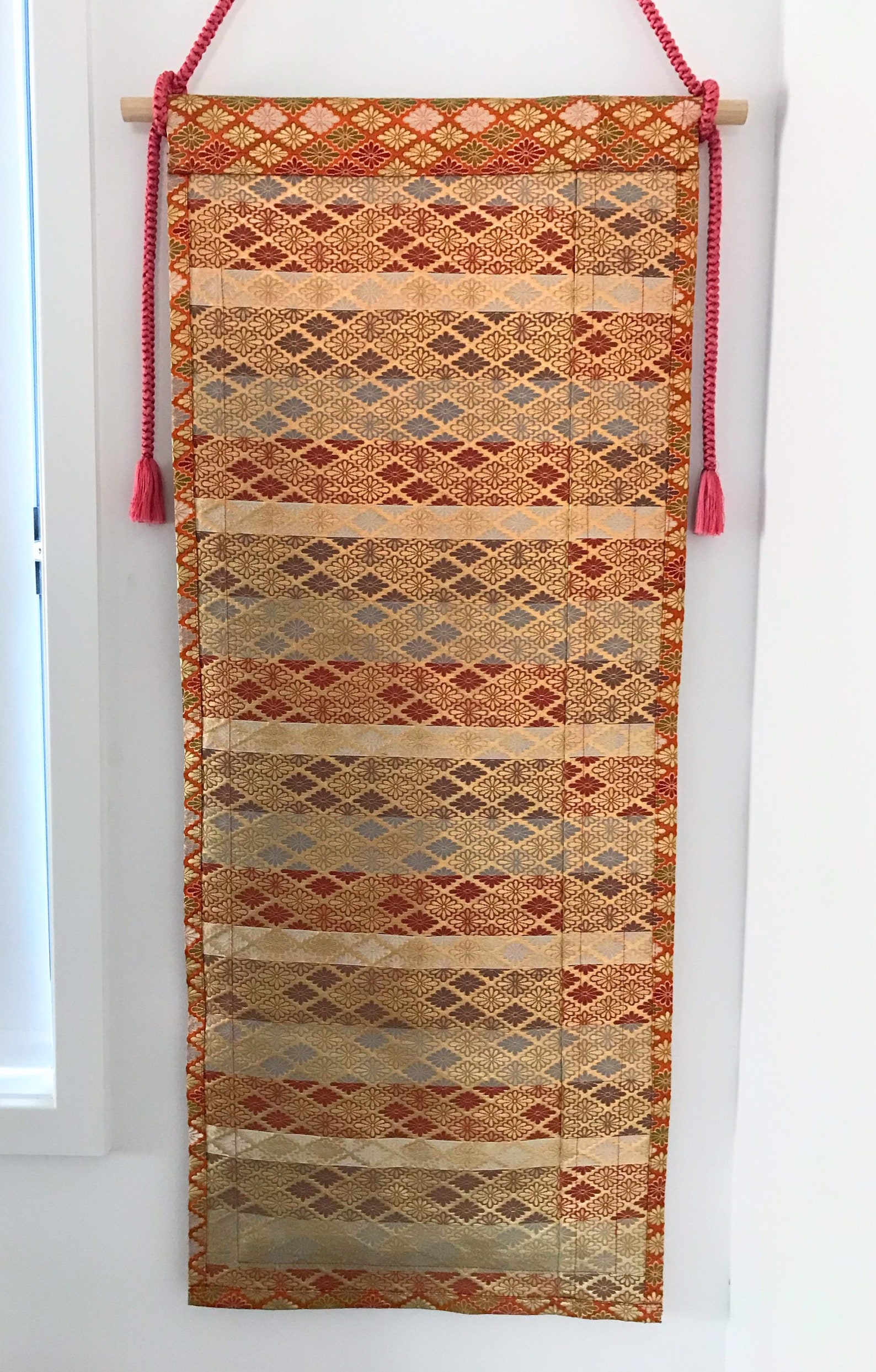 Japanese Wall Hanging Asian Wall Decor Kimono Etsy