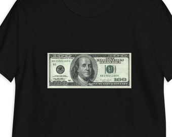 New Men/'s Money Motivation T-Shirt Keep It 100 Dollar Bill Graphic Sports Tee