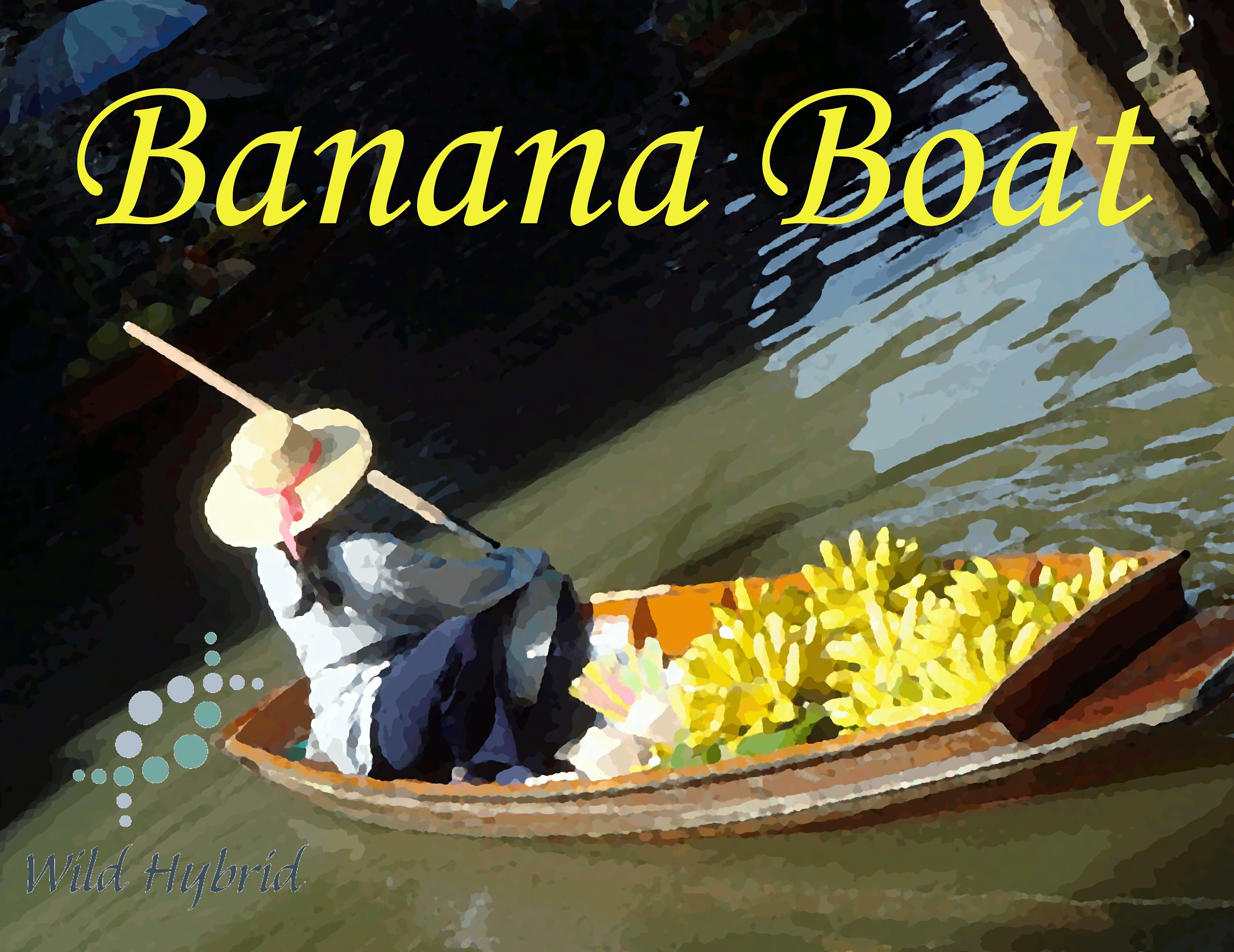 Banana Boat Perfume Oil 5ml Ripe Banana and Spices in a Simple Wooden