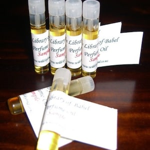 Perfume Oil Sample Pack - 5 for 15.00