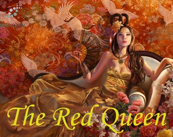 The Red Queen perfume oil - 5ml Nag champa, holy basil, amber, vanilla, ripe red raspberries and red carnations