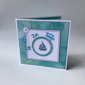 Taufkarte „Schiffchen“