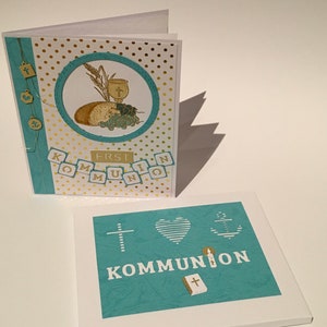 Kommunionkarte "Erste Kommunion"