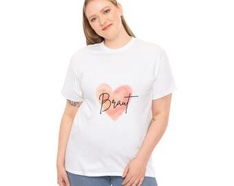 T-Shirt  Braut JGAShirt Hochzeit Team Braut T-Shirts Herzfarbe pink