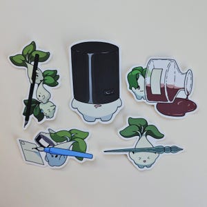 Spring Boki Stickers (3") | waterproof vinyl sticker for water bottles, journals, laptop & phone | animal art