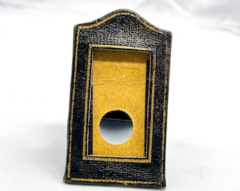 Antique Miniature Photo Frame: Handmade Art Nouveau Table Decor