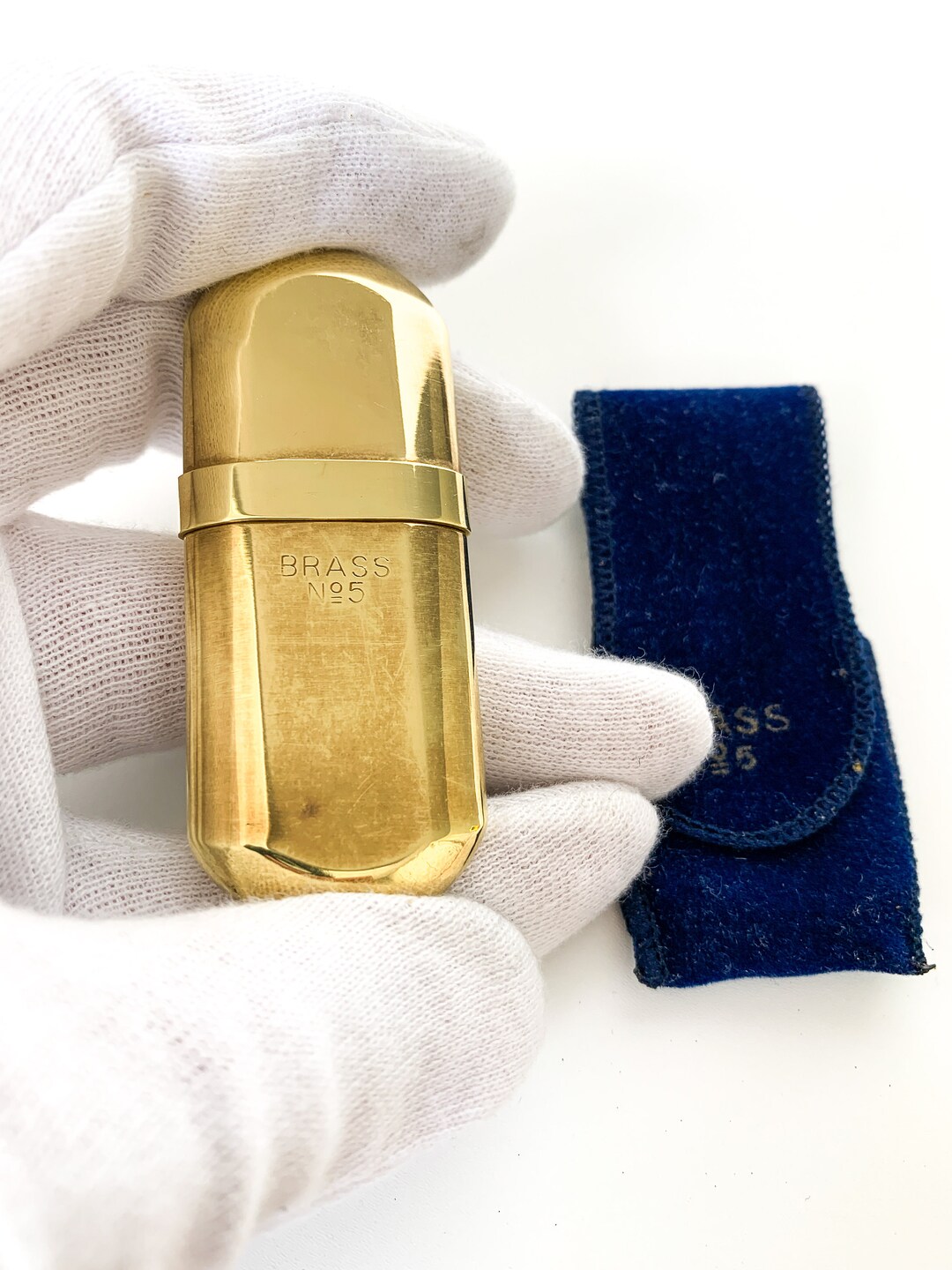 Vintage Brass No 5 Smoke Stone Trench Lighter Antique Lighter Etsy