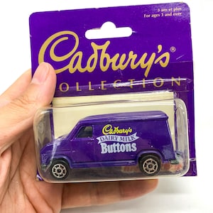 MAJORETTE Cadbury's Buttons Fourgon Model Van auf Karte