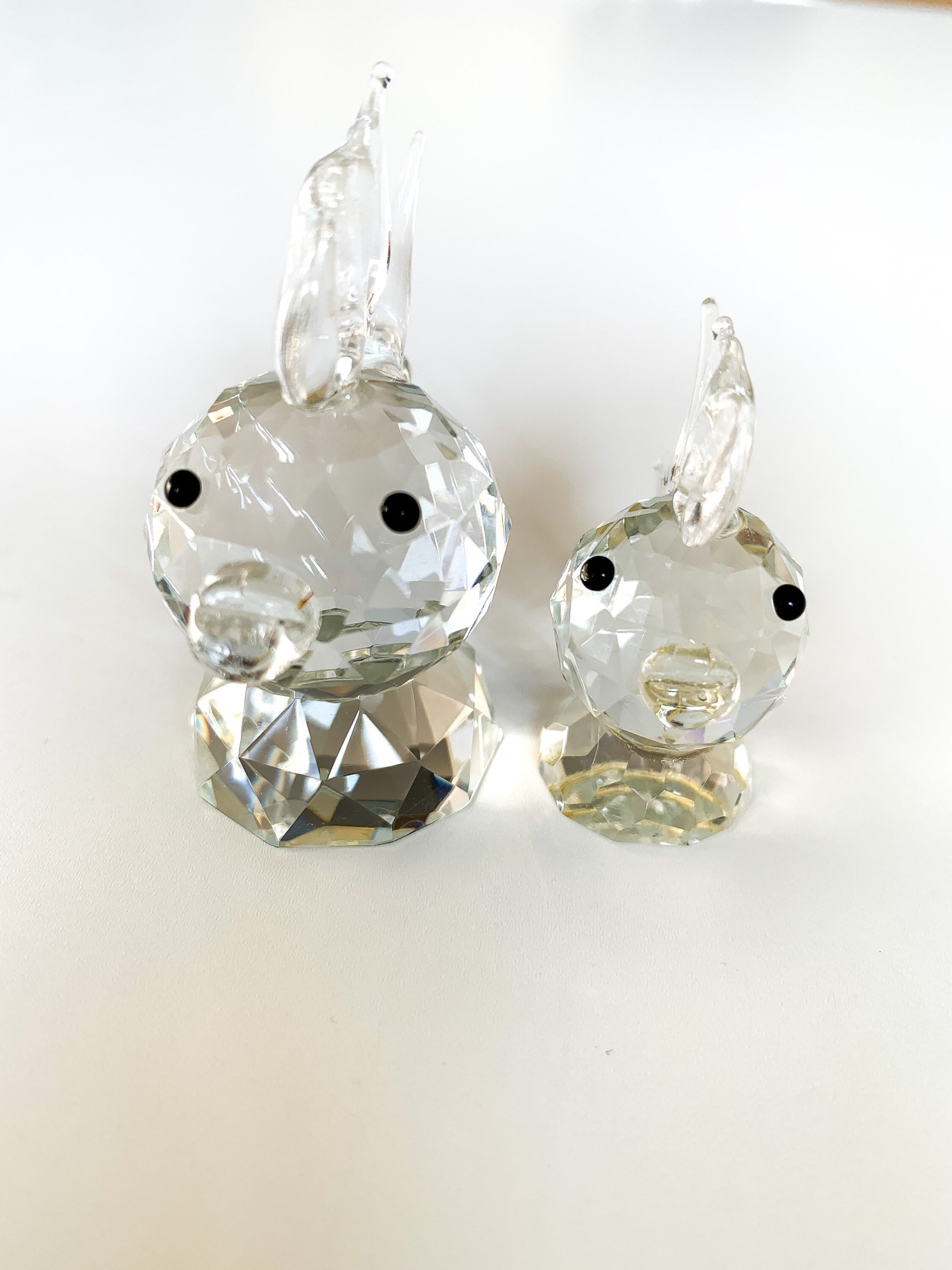 Swarovski crystal figurines fish - Etsy 日本