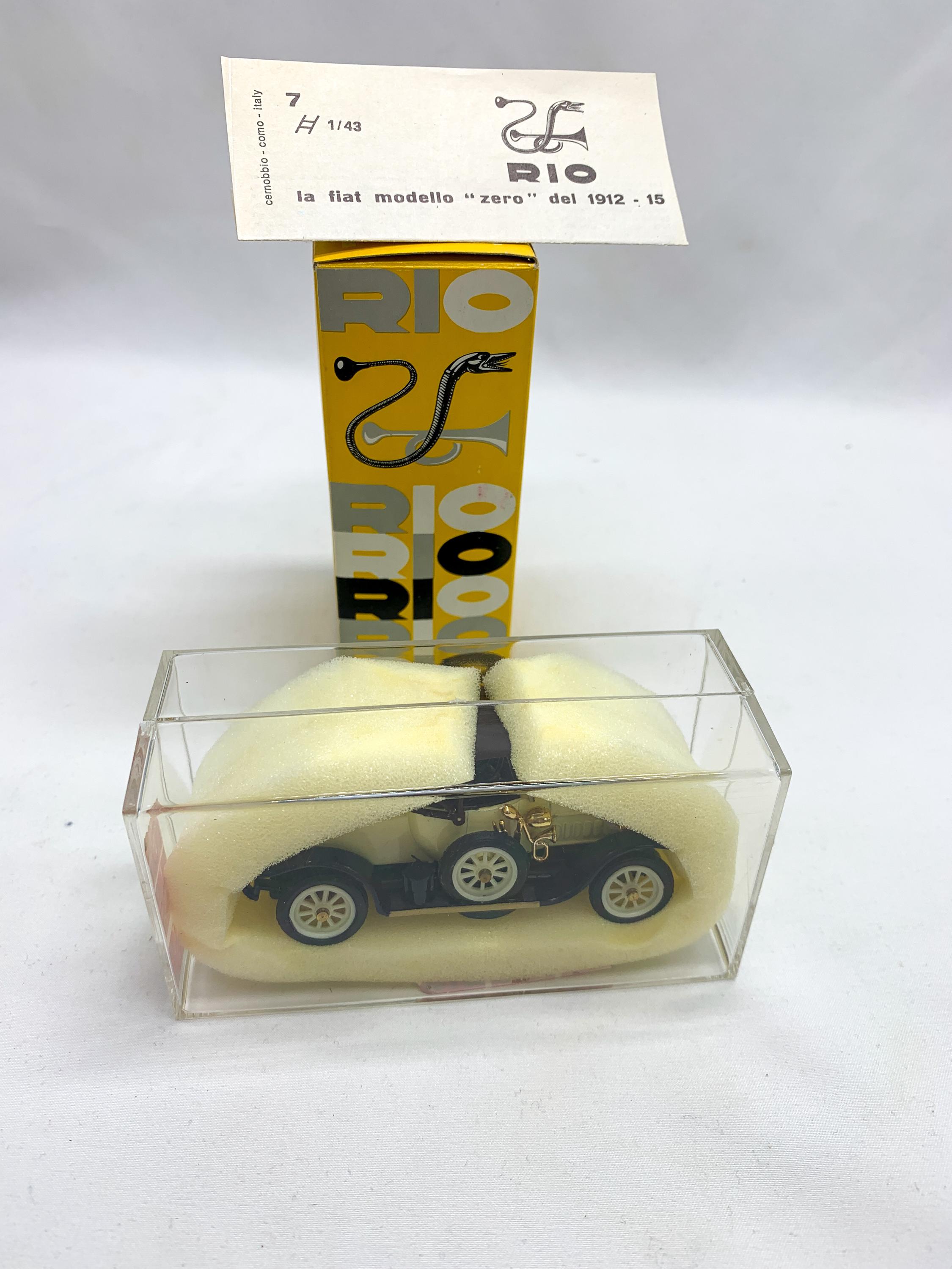 Vintage RIO Fiat Zero Diecast Model Car (1/43 Scale) - Etsy