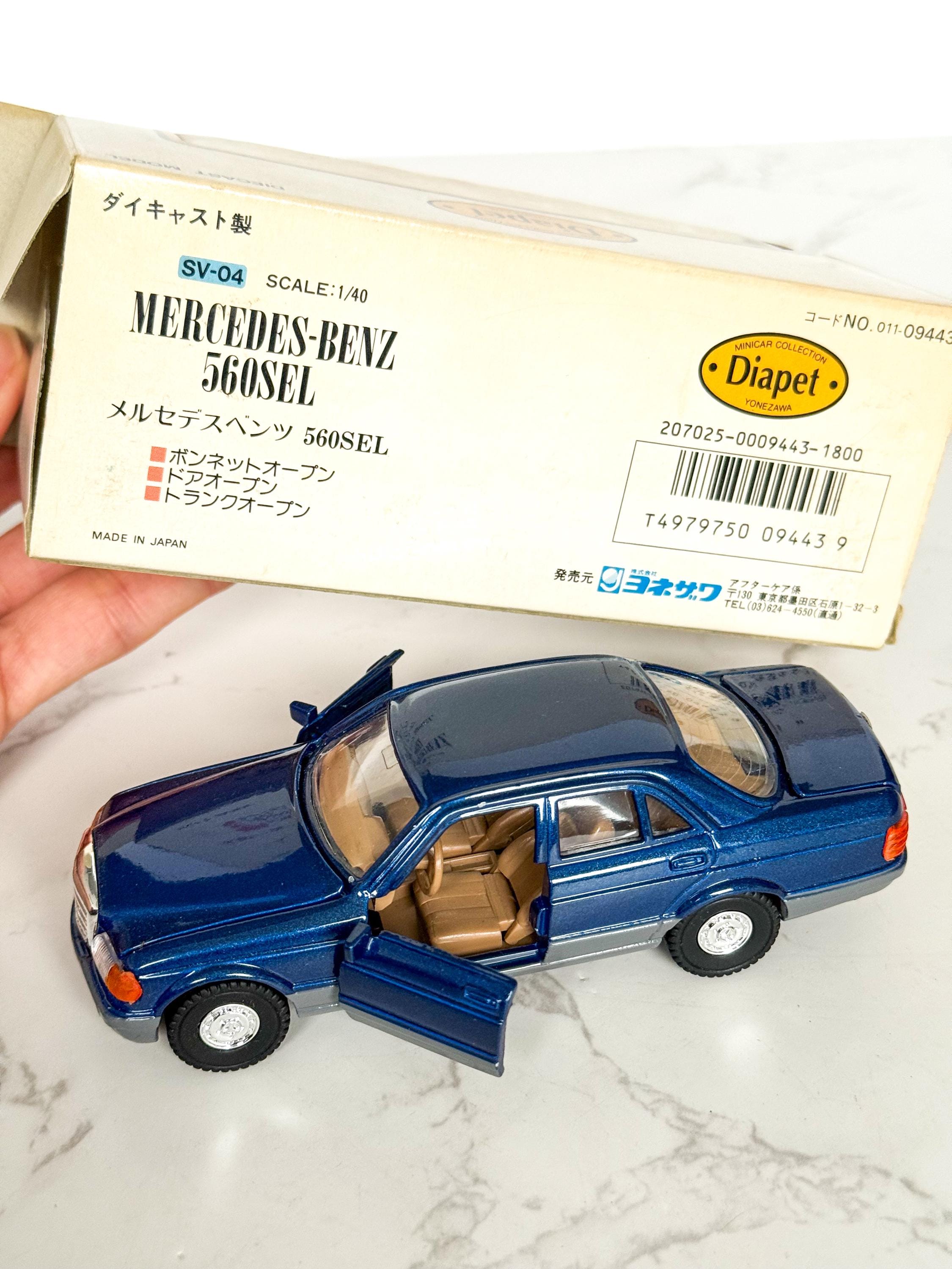 ミニカー Mercedes Benz 560 SEL Rare 1988 Diapet Mercedes-benz 560 SEL Diecast Model (1:40 Scale