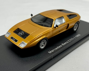 Mercedes Benz C111 1:43 Scale Resin Model Car in Orange by