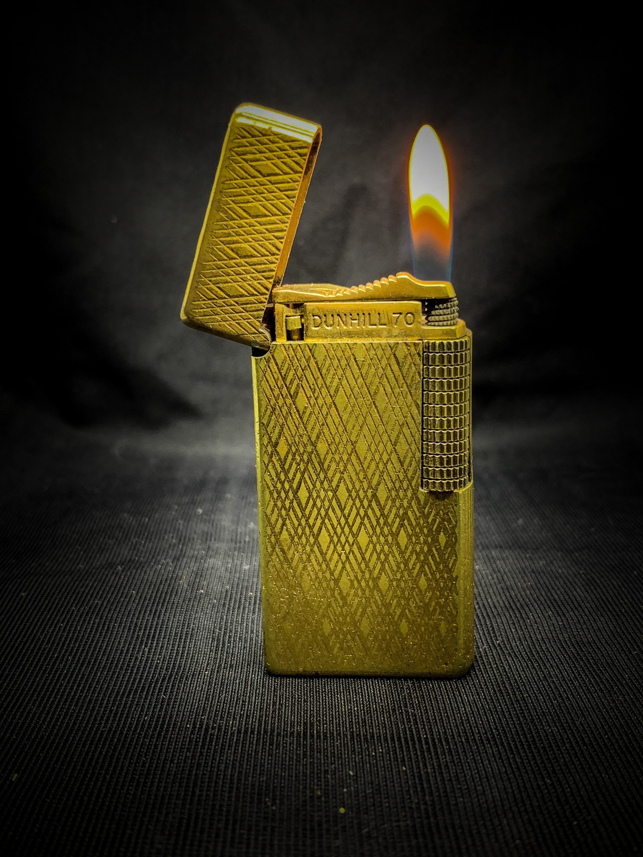 Vintage Dunhill 70 Lighter - Dunhill Rollagas - collectible