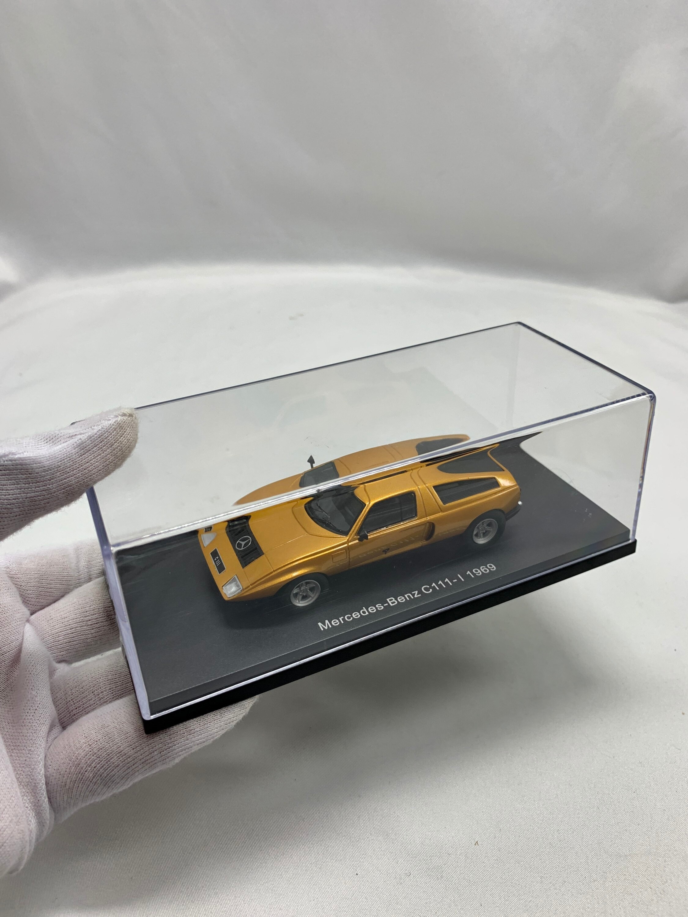 Mercedes Benz C111 1:43 Scale Resin Model Car in Orange by
