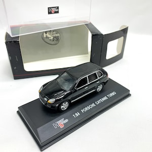 High Speed Porsche CAYENNE TURBO 1/64 scale model car black