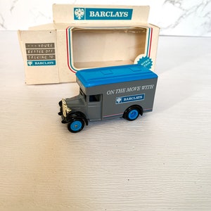 Lledo Models of 1934 Dennis Parcels  Van Barclays Diecast Collectable Mode- made in England
