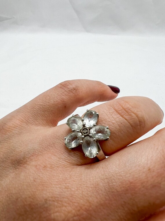 Vintage Silver Ring Vintage Jewellery Silver Starling Flower Ring