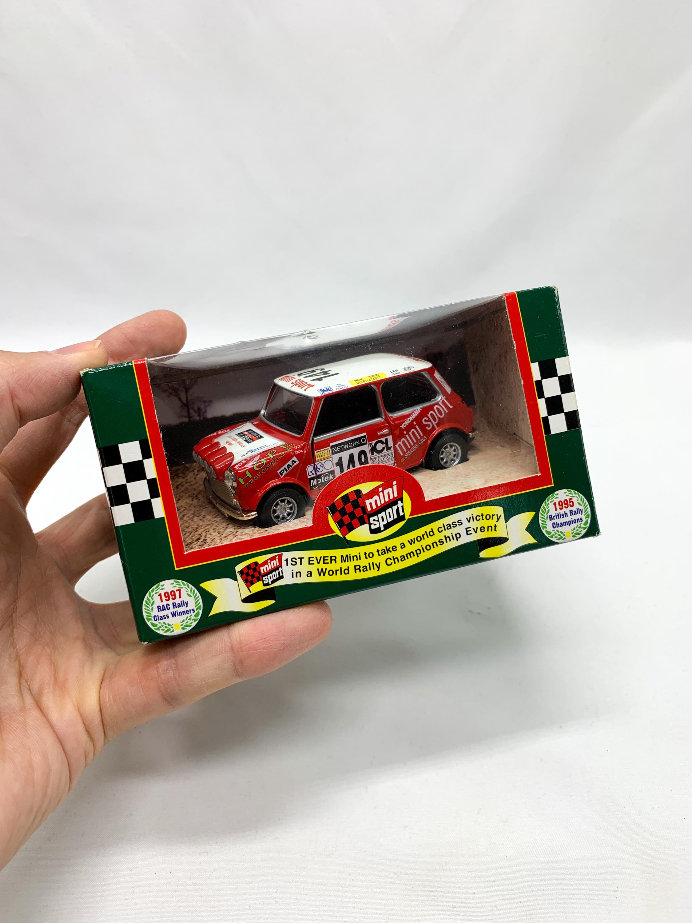 Collectible Corgi Mini Sport 1997 RAC Rally Diecast Model