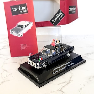 Modèle Réduit Lancia Flaminia Coupé Bleu 1:43 Starline Models - Neuf
