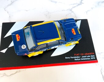 Modellino Fiat 131 Abarth Rally 1/43 Altaya – Catalunya 1979, Pilota B. Fernandez