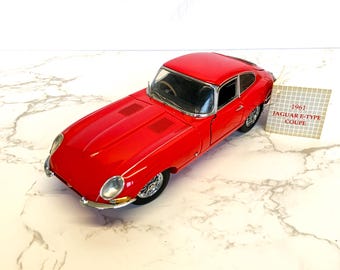 Franklin Mint 1961 Jaguar E-Type Verte – Miniature 1/24