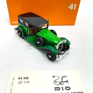 RIO Escala 1:43 – Lancia Dilambda 1929 Modelo Diecast (N.° 41) – Hecho en Italia – Vehículo Diecast de Colección