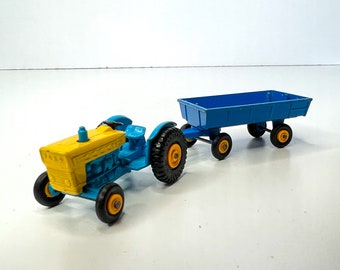 マッチボックス シリーズ No. 39 フォード トラクターと No. 40 干し草