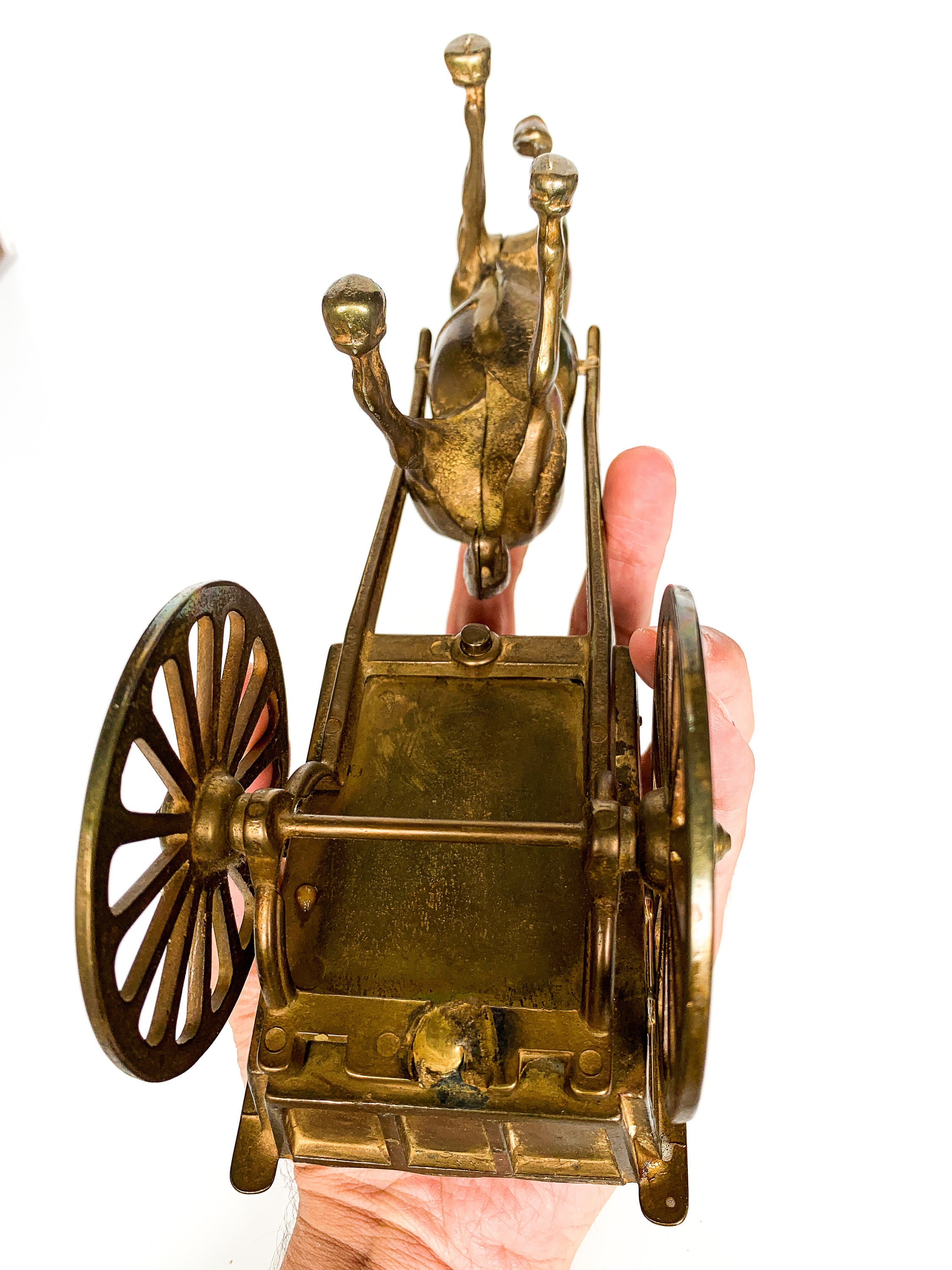 ヴィンテージの真鍮製馬車置物：イギリスのオーナメント - Etsy 日本